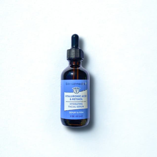 Sérum Facial Hidratante Ácido Hialurônico + Retinol 60ml Anti-Idade Hidratação Profunda Anti Ruga