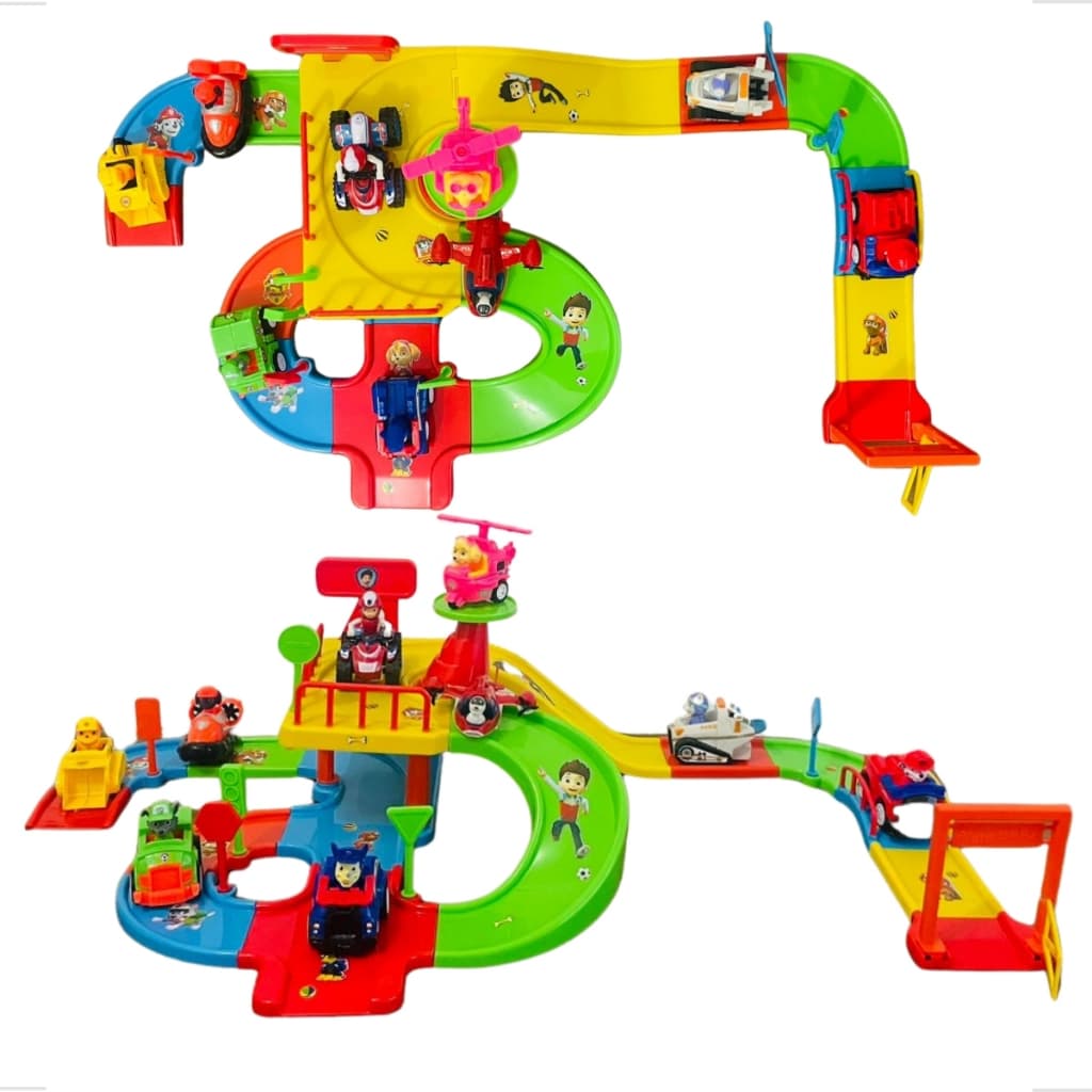 Kit Pista Patrulha Canina + Carrinhos + Adesivos Patrulha Canina Com Varias Opções de kit.
