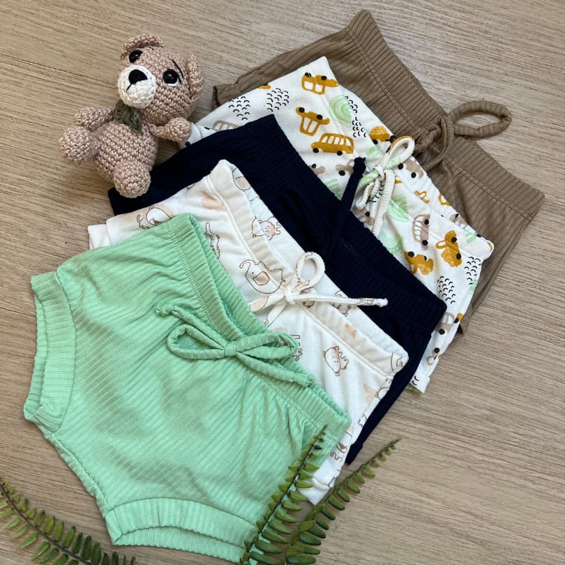 Kit 5 Tapa Fralda Infantil Bebe Menino Menina Variados Confortáveis Algodão Macio