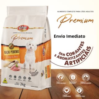 Ração Para Caes Raças Pequenas Racao Colosso Premium Frango Arroz 2kg