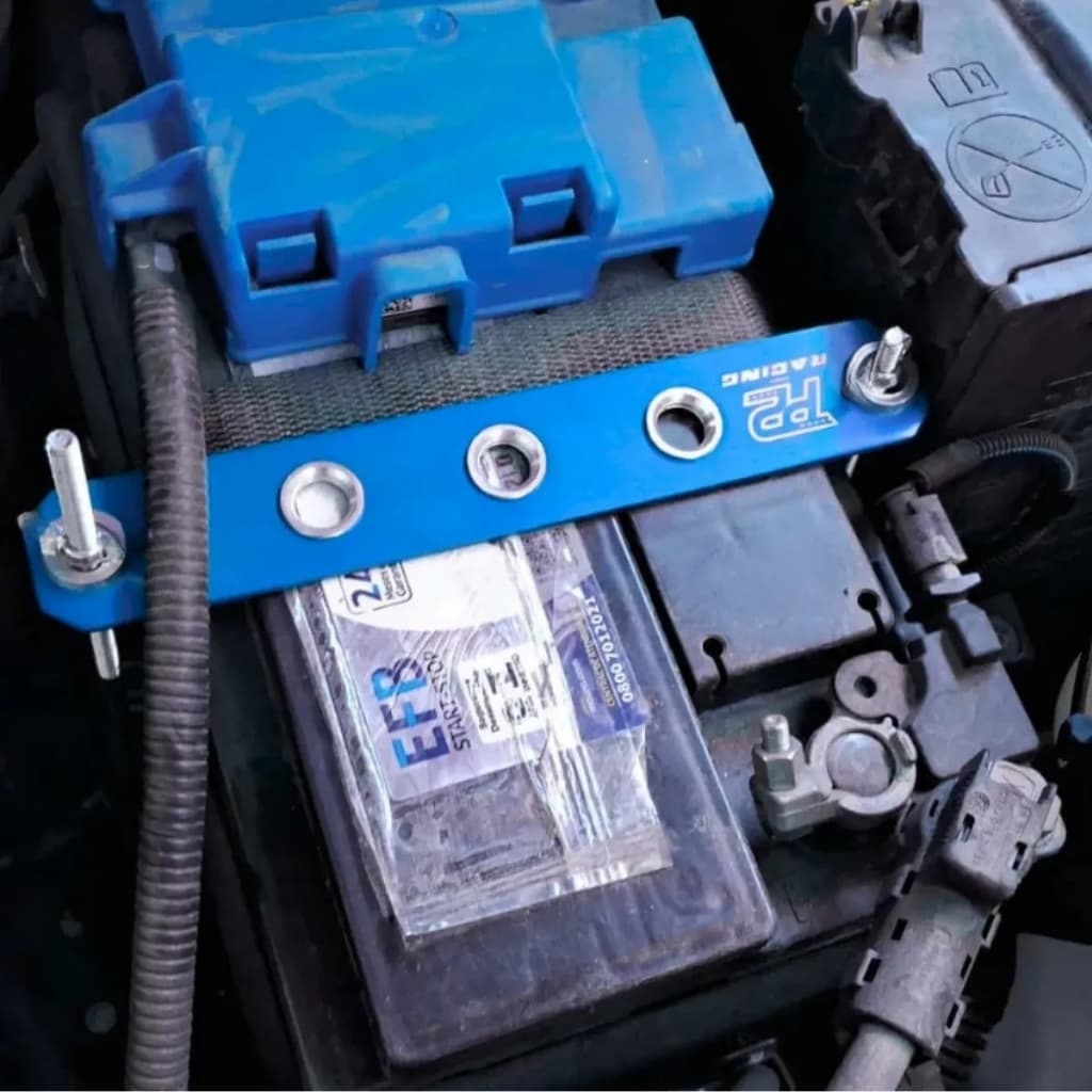 Trava Fixação Bateria Carro - Trava Fixador Bateria Automotiva - Trava Suporte Bateria Com Haste