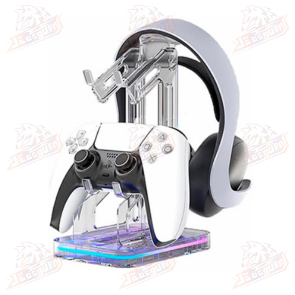 Melhor suporte de controle design moderno para Vídeogame PS4 PS5 Xbox Com Luz RGB