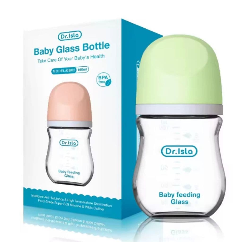 Mamadeira de Vidro Super Resistente Livre de BPA