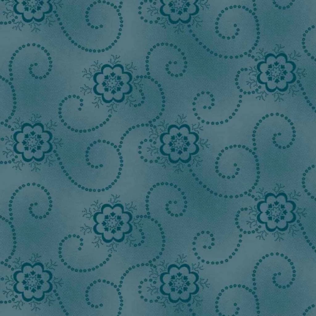 Tecido Patchwork Romance Azul CR4001