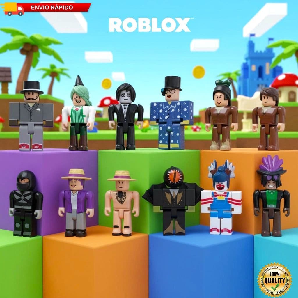 Kit 16 Bonecos Roblox – Mini Action Figures Articuladas para Colecionar