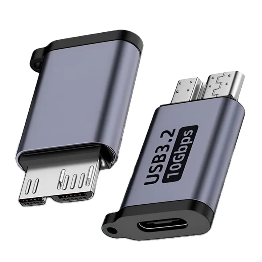 Adaptador Usb C - Micro B Para Ssd Hd Externo 10gbps Usb 3.2