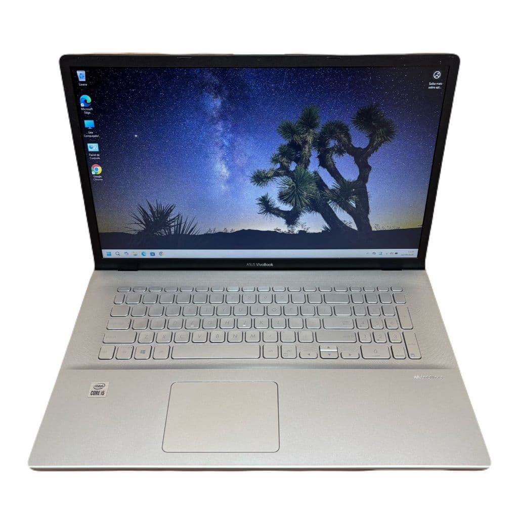 Notebook Asus Intel I5 10° 12gb Ddr4 M.2 128gb Tela 17 Win11 (Recondicionado)