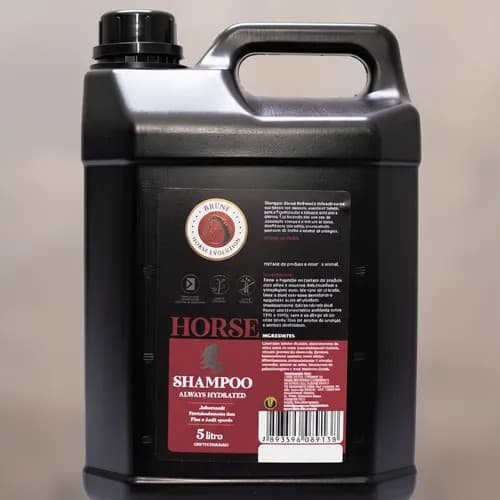 Shampoo para Cavalos Cães e Gatos 5l Brene Horse Always Hidrated com Jaborandi