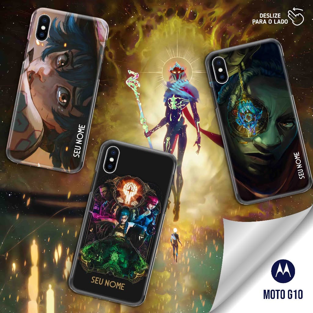 Capa Capinha Case - Moto G10 / Moto G20 / Moto G30 - Arcane LOL