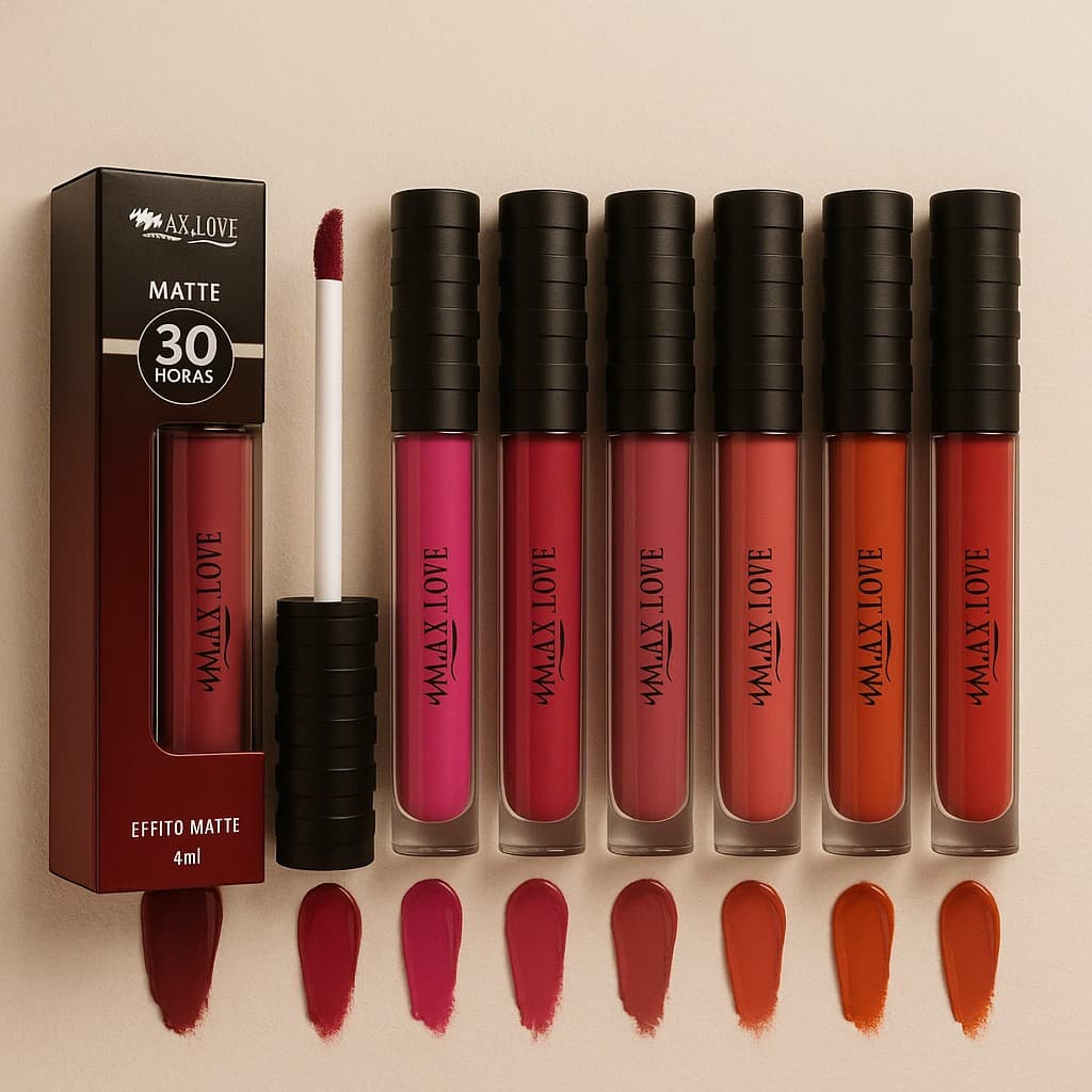 Batom Líquido MAX LOVE 30H Matte (656 ao 667)