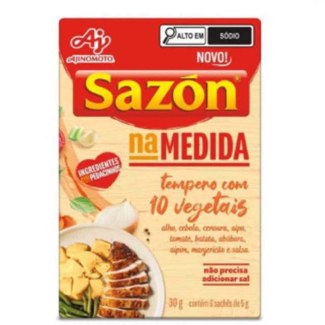 Tempero Sazón na Medida Tempero com 10 Vegetais 30g