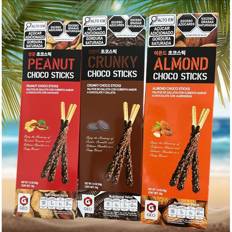Choco Sticks Biscoitos Coberto Chocolate Importado