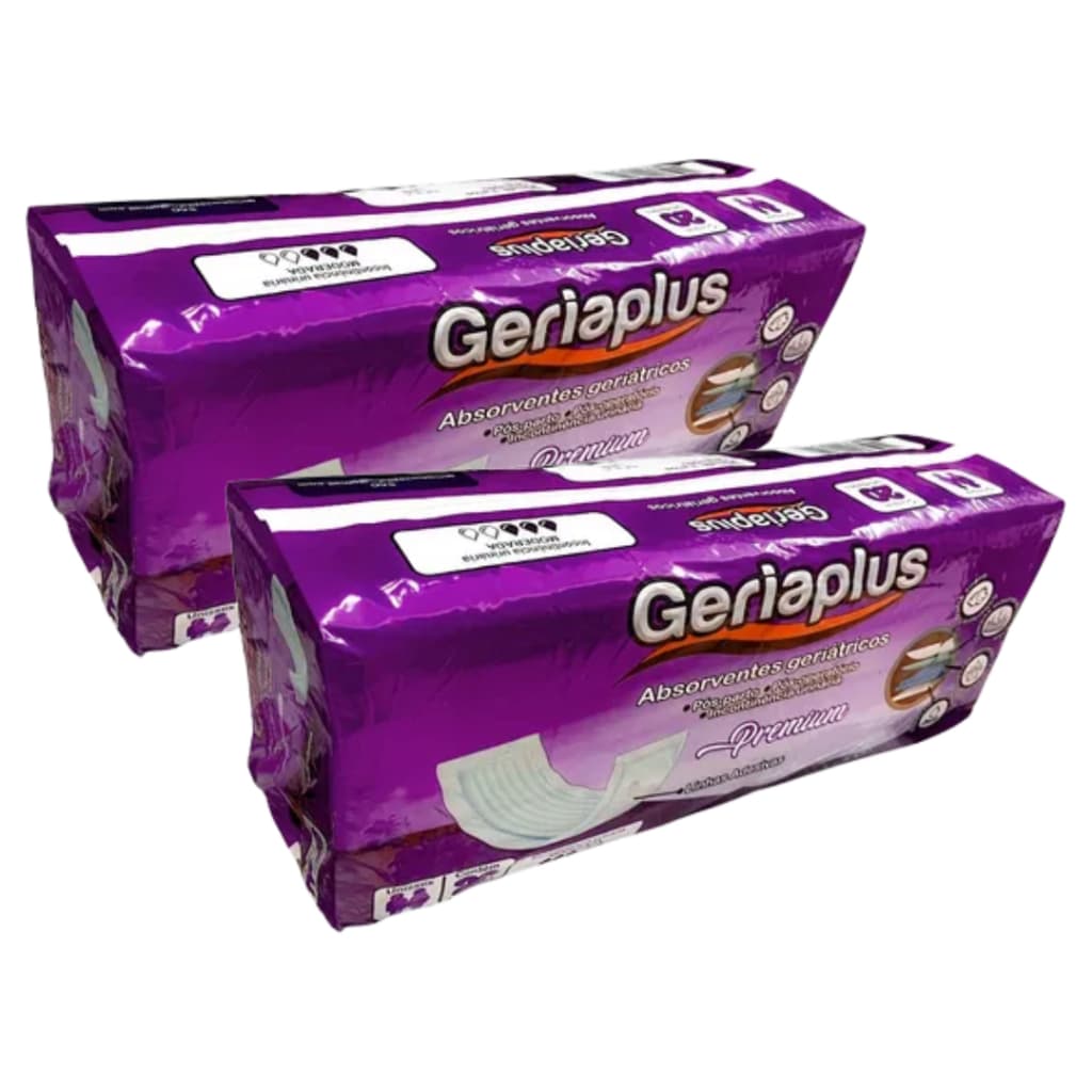 Kit Absorvente 2 Pacotes Noturno Fita Adesiva - Pós parto\Geriátrico 40 un.Geriaplus