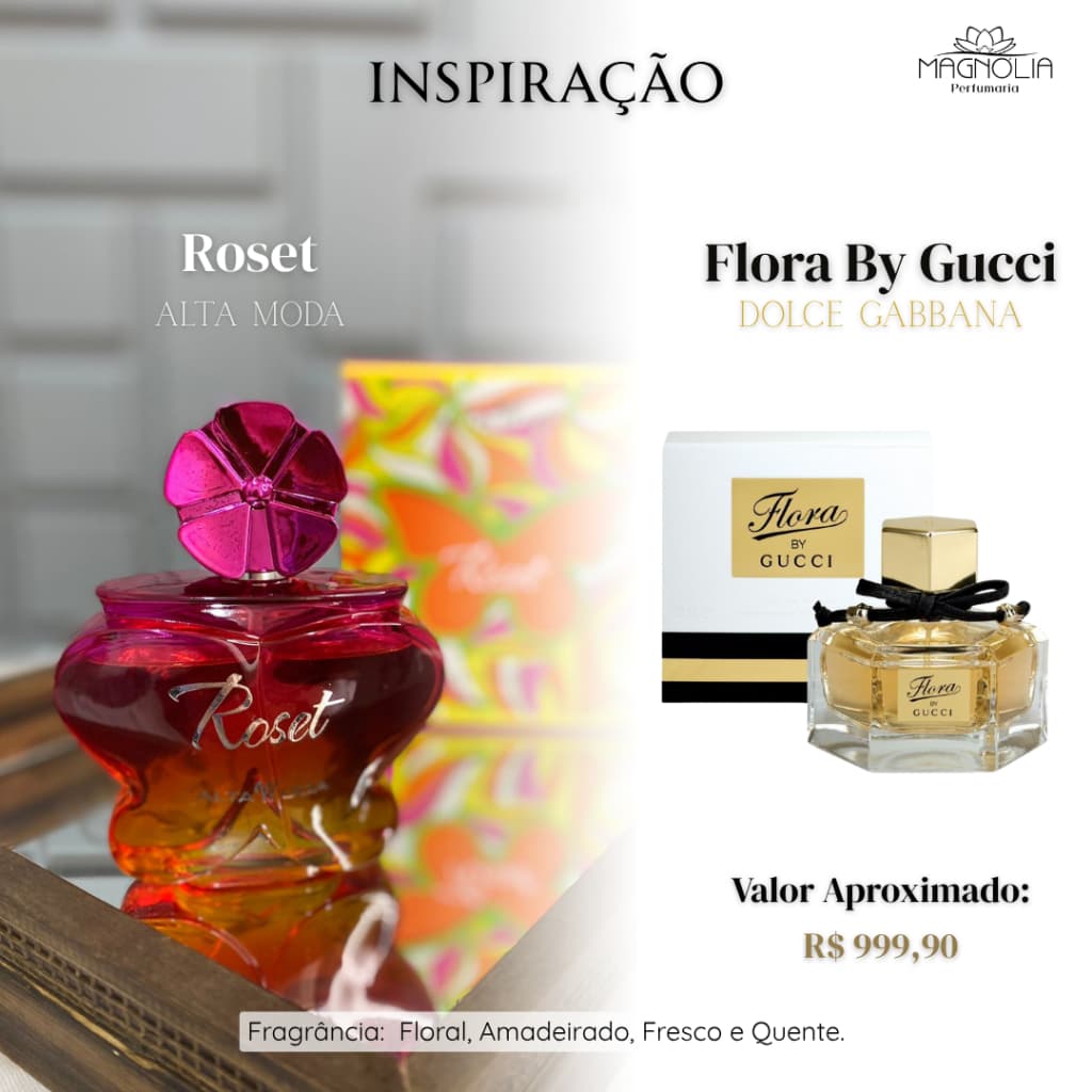 Perfume Roset - Perfume Feminino Importado Fragrância Internacional Marca Alta Moda 61291