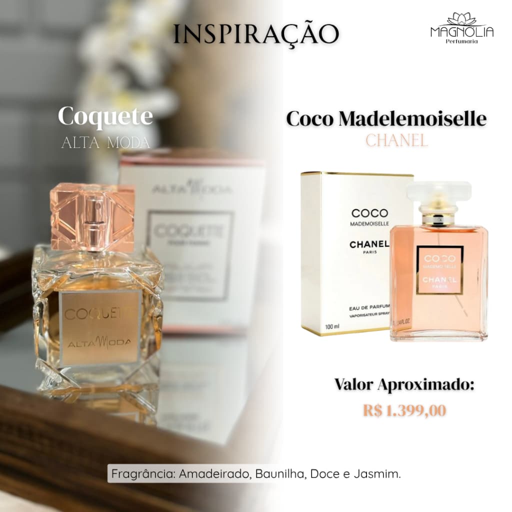 Perfume Coquette Mademoiselle - Perfume Feminino Importado Fragrância Internacional Alta Moda 61316