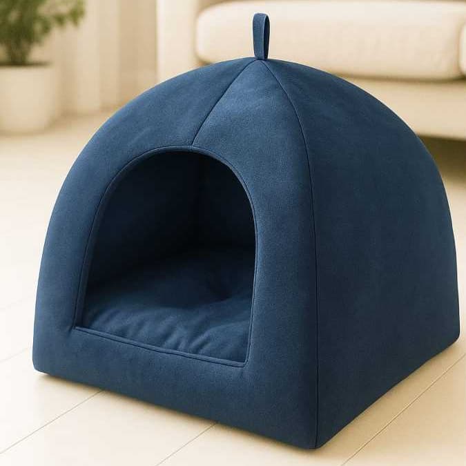 Cama para cachorro Toca Tenda Cabana 2 em 1 Gato Cães Iglu Impermeável Lavável Pet P a G