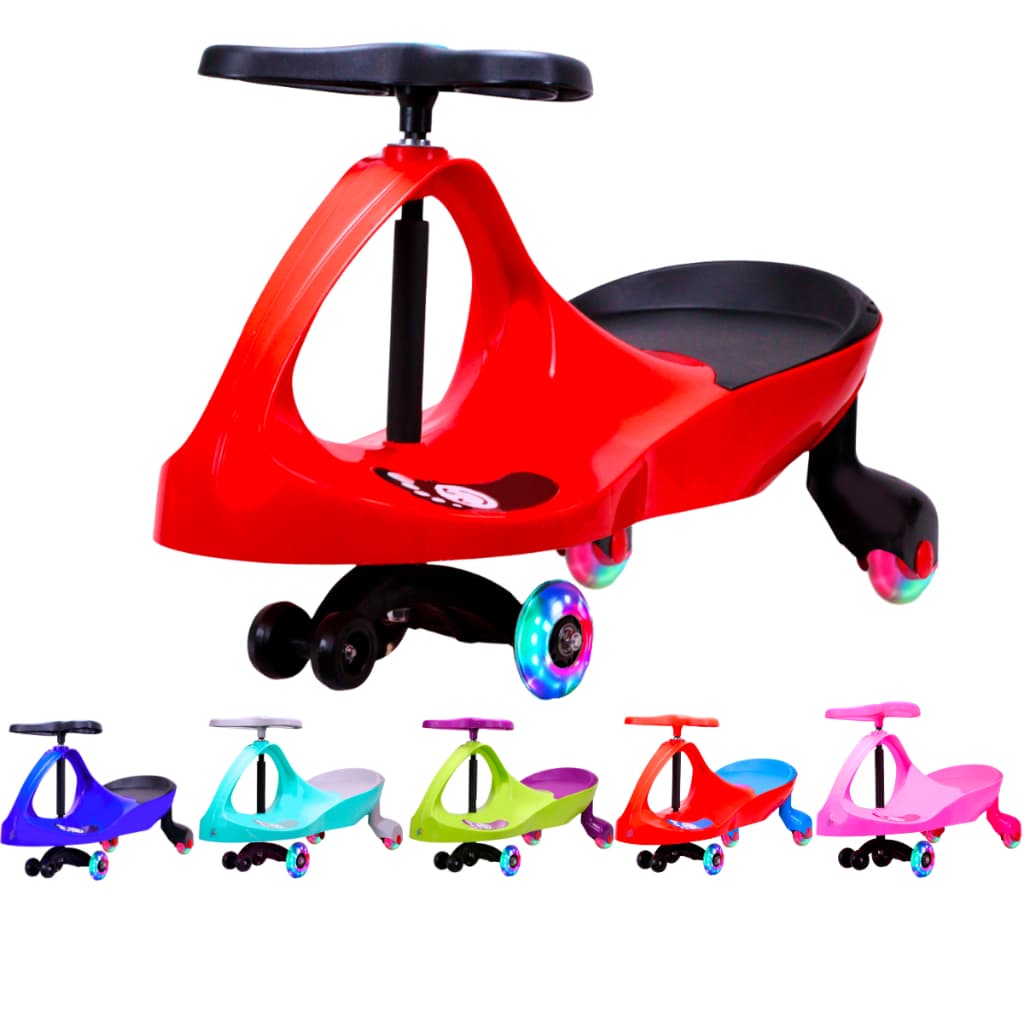 Carrinho De Rolimã Infantil Zig Zag Car 360 com Rodas Iluminadas - Castela