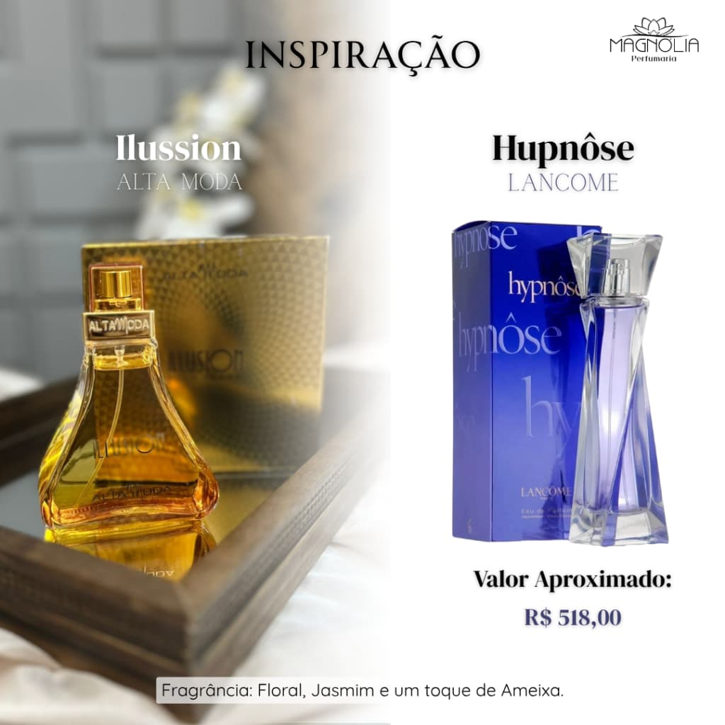 Perfume Illusion - Perfume Feminino Importado Fragrância Internacional Marca Alta Moda 61326