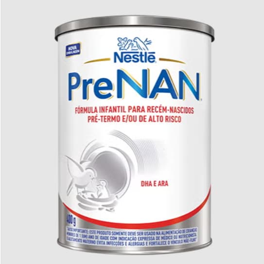 Fórmula Infantil para Recém Nascidos Pré Nan DHA e ARA 400g Nestlé