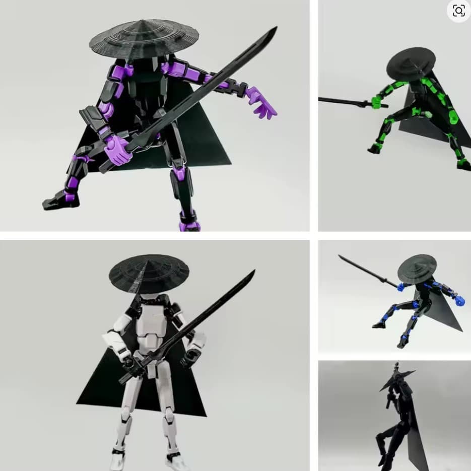 Boneco Articulado Dummy Samurai v3