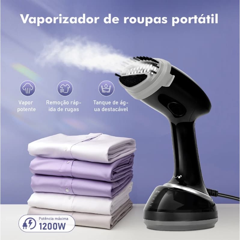 Passadeira Portátil a Vapor Vaporizador para roupas 1200W 127V  COIBEU