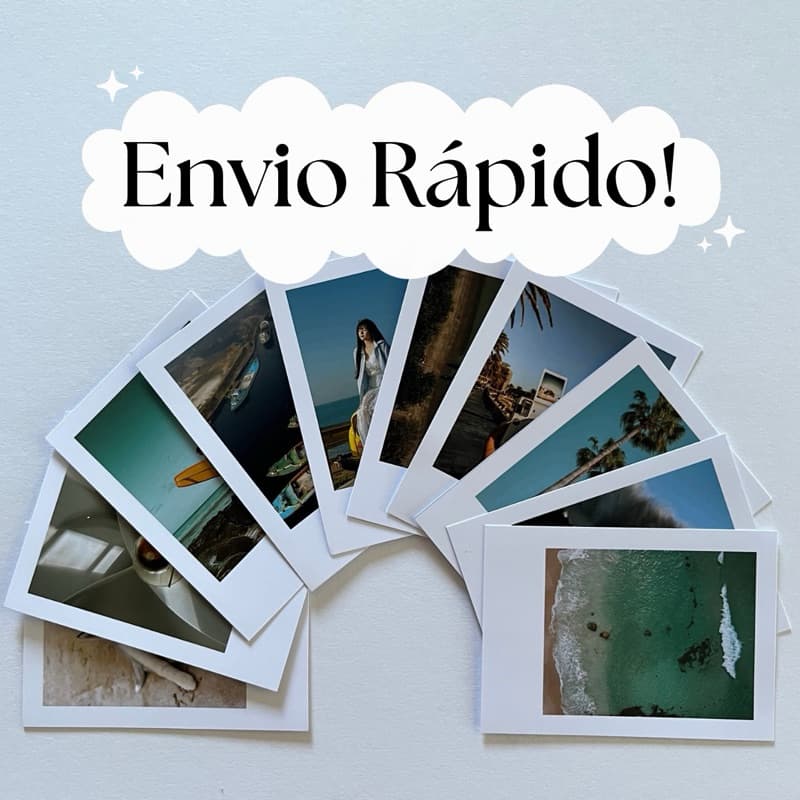 Foto Polaroid Personalizada - Alta Qualidade - Kit com 5 a 50 Unidades - Tam: 7x5cm - Envio Rápido