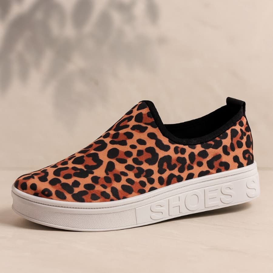 Sapatênis Feminino Onça Slip On Meia Calce Fácil Leve Confortável