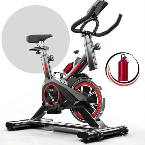 BICICLETA BIKE ERGOMETRICA SPINNING ACADEMIA FITNESS 120KG + GARRAFINHA