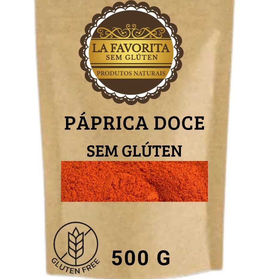 Páprica Doce 100g ou 250g ou 500g - Sem Glúten - tempero condimento especiarias