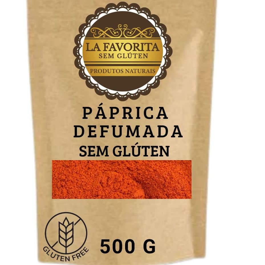 Páprica Defumada 100g ou 250g ou 500g Sem Glúten - tempero condimento especiarias