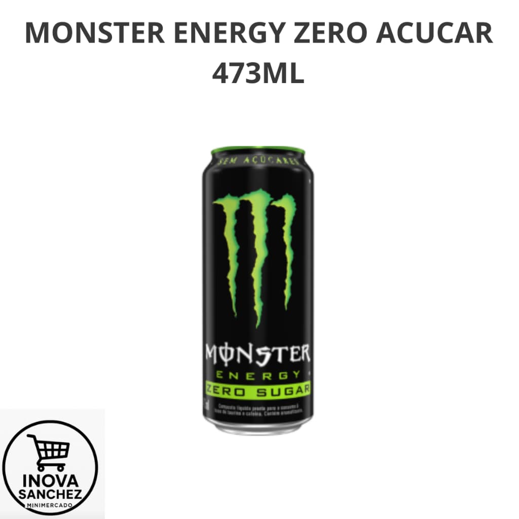 MONSTER ENERGY ZERO ACUCAR 473ML
