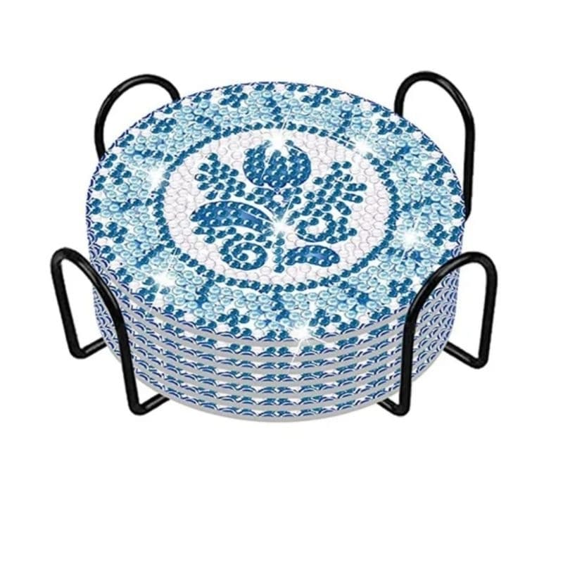 Kit 6 Peças de Pintura Diamante 5D de Mosaico Mesmo Estampa