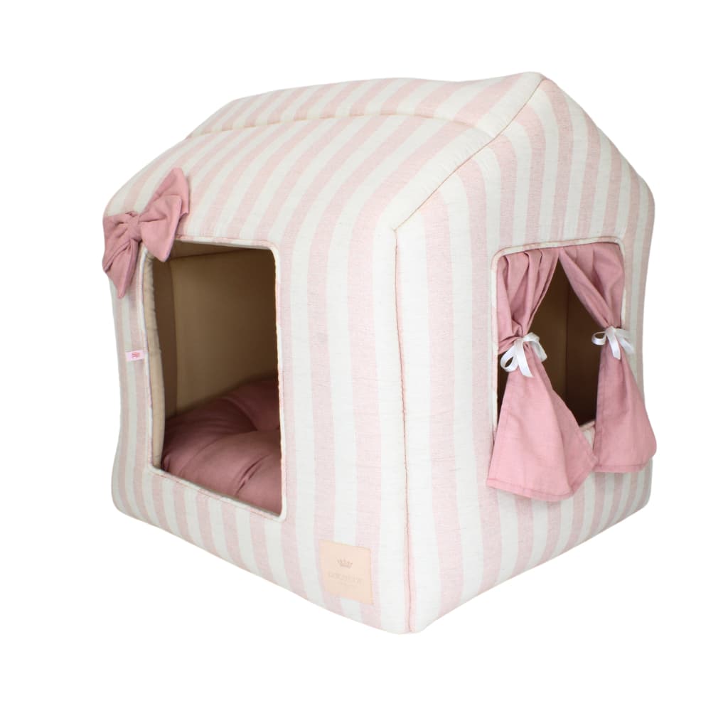 Cama Pet Casinha Confortável Pata Chic - Linn Rose