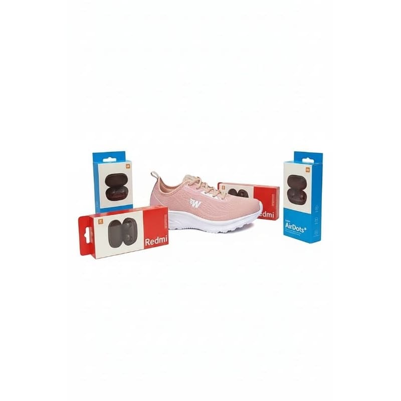 Tênis + Fone de ouvido sem fio.Tênis feminino  esportivo.