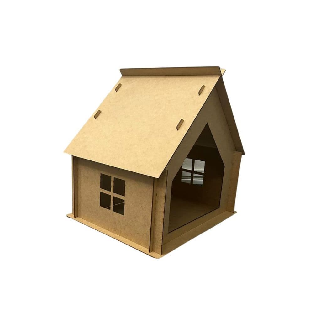 Casinha Abrigo em MDF – Ideal para Cães e Gatos Pequenos