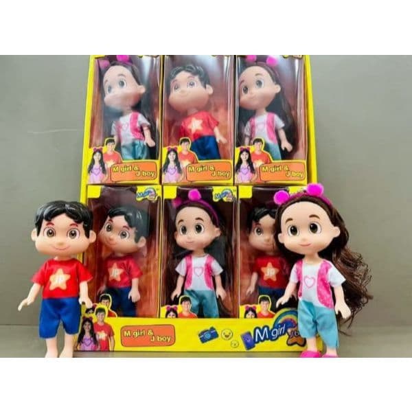 Bonecos Maria Clara & JP – 2 Personagens Articulados 15cm