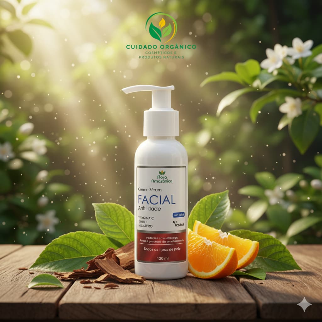 Gel creme sérum facial anti-idade - previne o envelhecimento precoce - 120ml