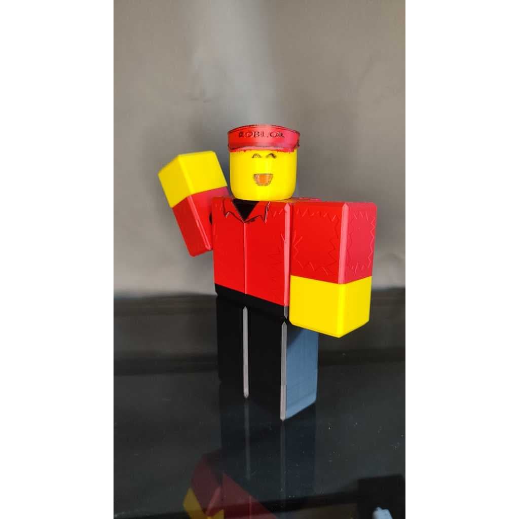 Boneco Elliot Roblox Forsaken Articulado 20cm (Impressão 3D)