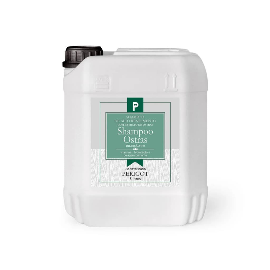 Shampoo Ostras Perigot 5L Para Cães e Gatos Banho e Tosa Petshop