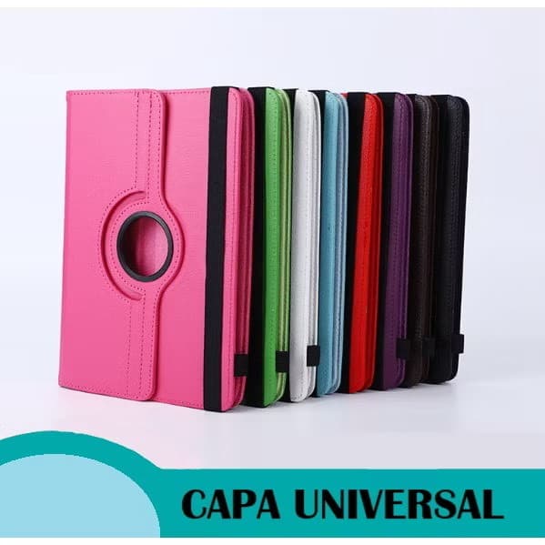Capa Case Giratória Para Tablet Universal De 7/8 polegadas - 9/10/11 polegadas