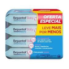 kit c/4 Bepantol Baby Lenço Umedecido 192Un