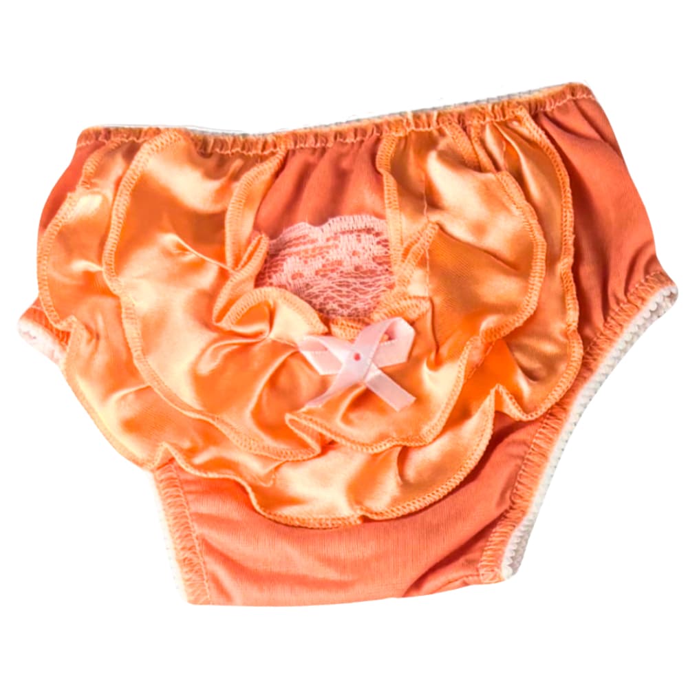 Calcinha Infantil Menina Babado Atrás Cambraia Cobre Fralda