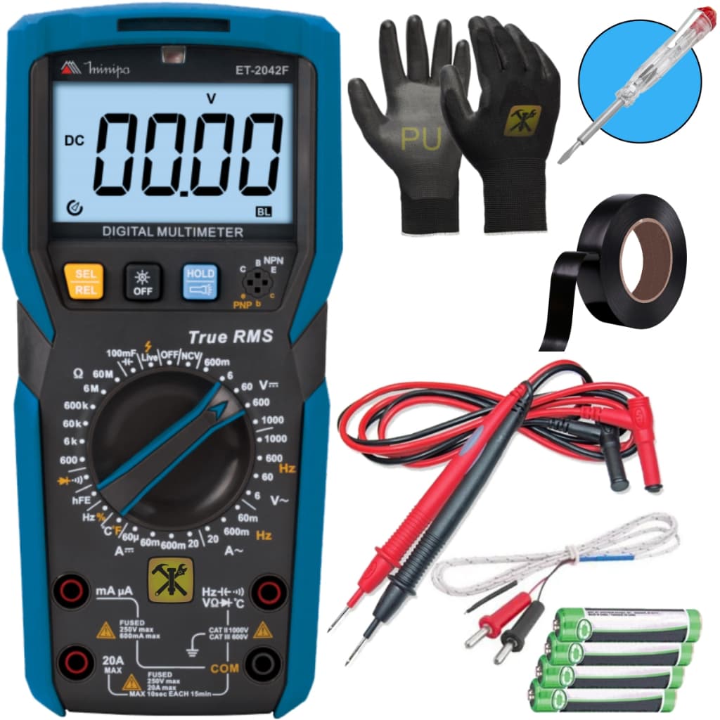 Multimetro Digital Profissional Cat 3 - Minipa - Et-2042f