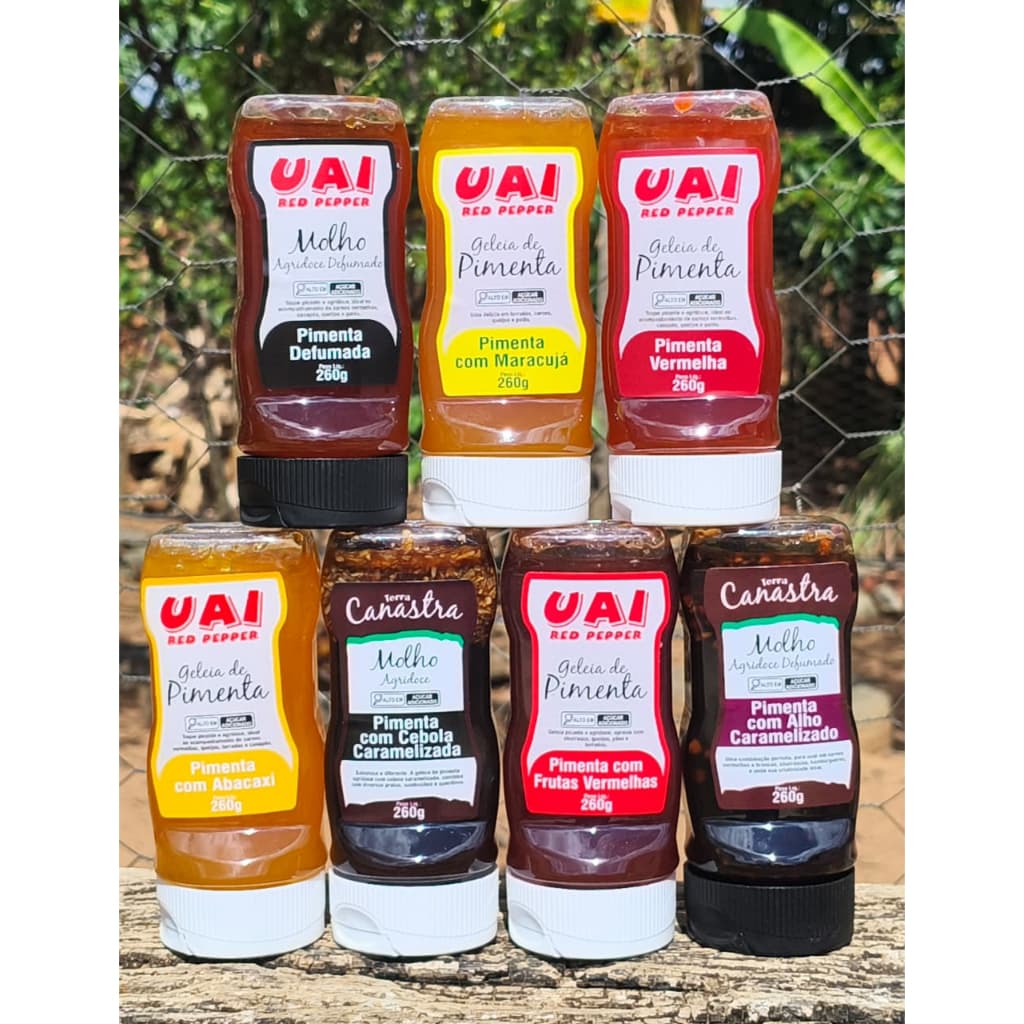 GELÉIAS E MOLHOS AGRIDOCES UAI