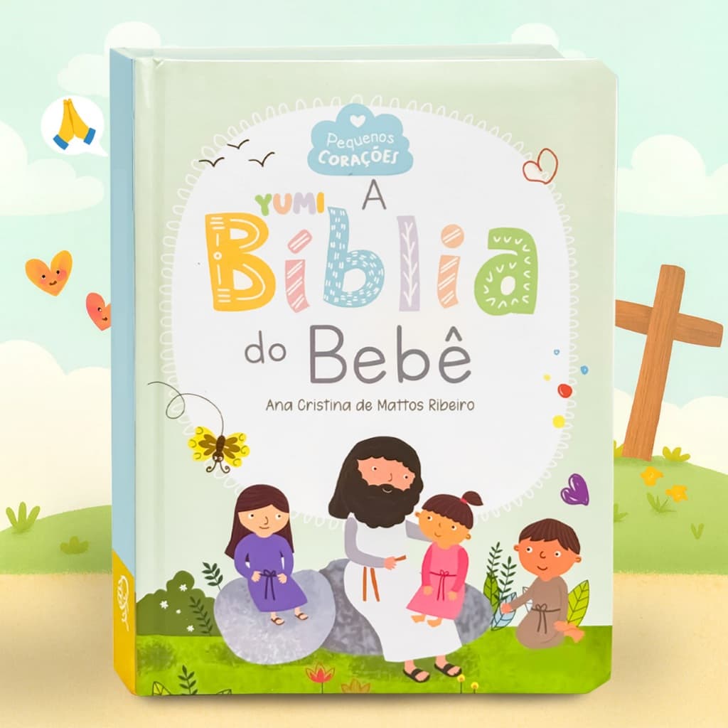 Bíblia Do Bebê Bíblia dos Pequeninos Livro Infantil Bíblia Da Criança Menino Menina Colecionável Almofadado