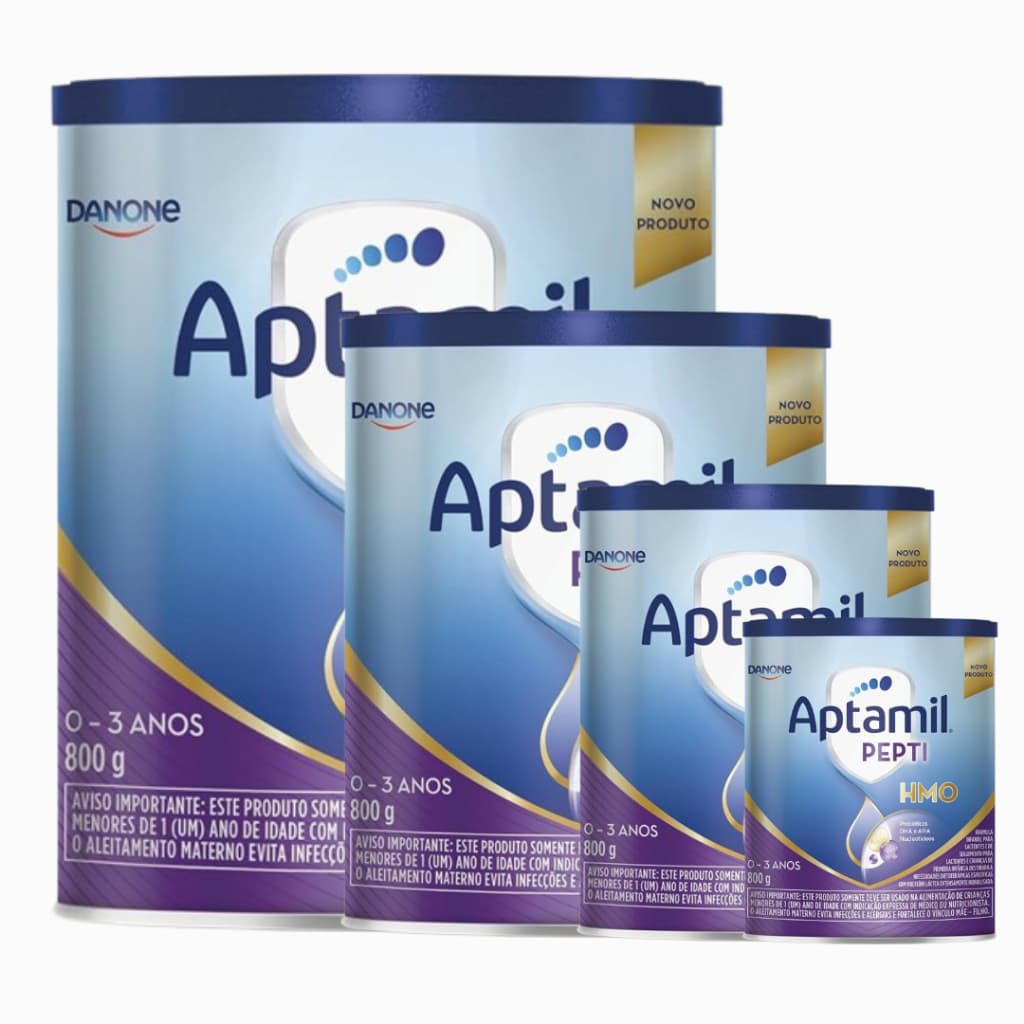 4 Latas- Fórmula Infantil em pó Aptamil Pepti Danone- 800g