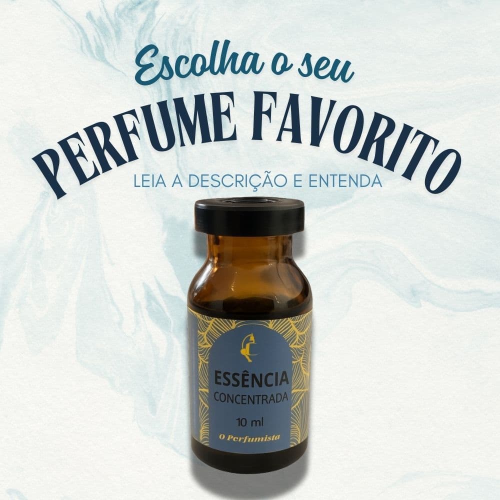 Essência Concentrada Perfume Masculino Importado e Nacional- 10ml