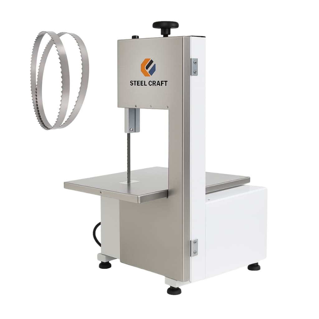 Máquina Serra Fita Bancada Inox 1/3 CV - Lâmina 1.460 mm Steel Craft