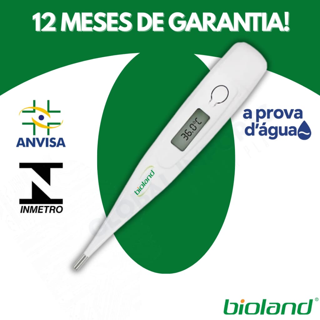 Termômetro Digital Termometro Digital Profissional Bioland Menino Menina 1 Ano De Garantia