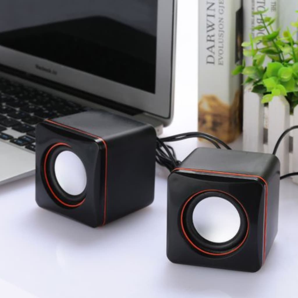 Caixa Caixinha de Som Potente Usb P2 Para Computador Pc Notebook Home Office